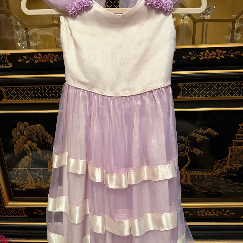 Pale Pink Girls' Party Dress